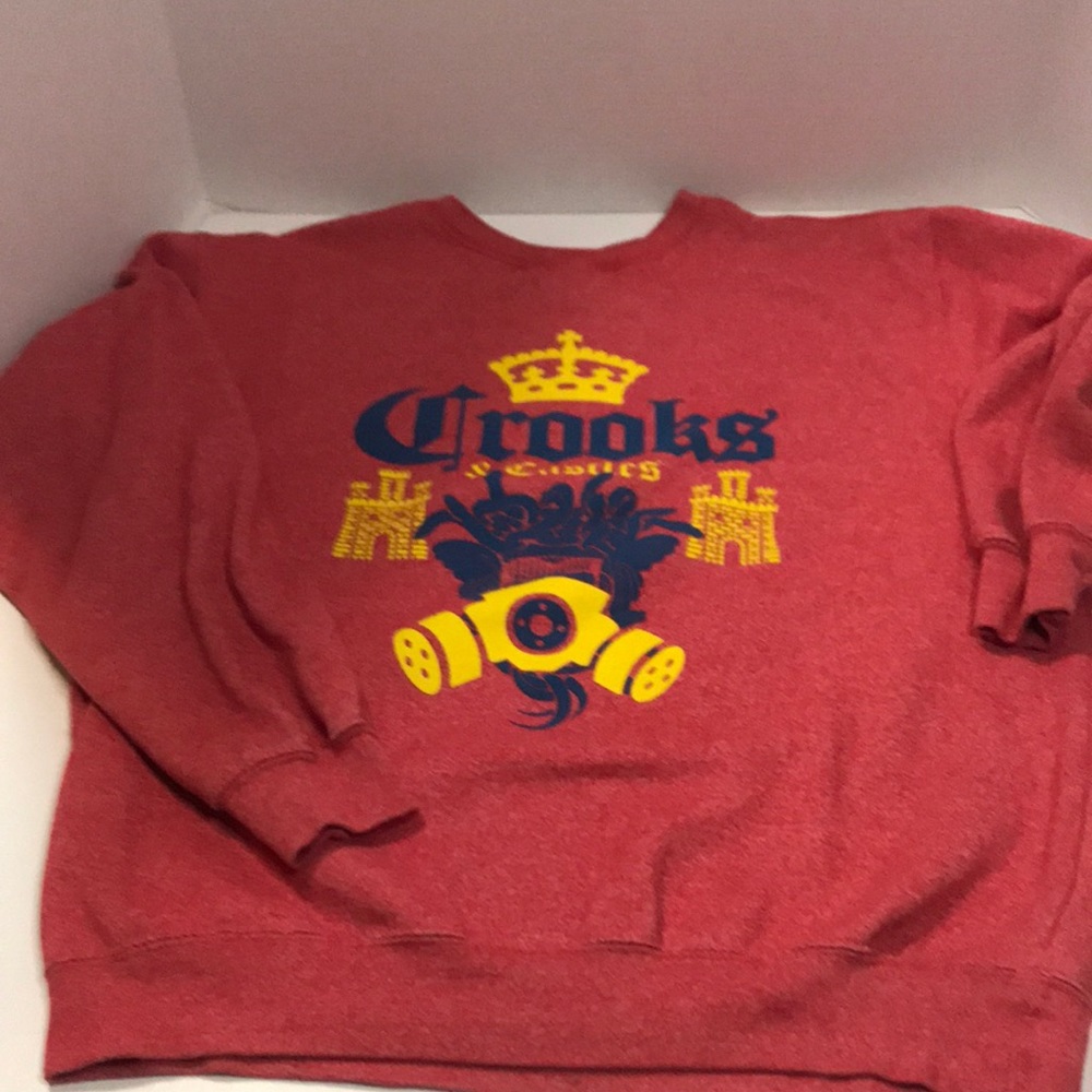 Unisex Oversized Crooks & Castles Heavy Crewneck Sweatshirt
